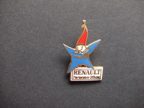 Renault partenaire officiel mascotte